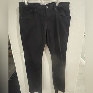 Travis Mathew Jeans Mens sz 34 Black Legacy Featherweight Five Pocket Golf READ